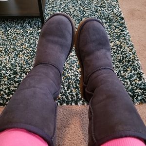 Blue tall classic ugg boots